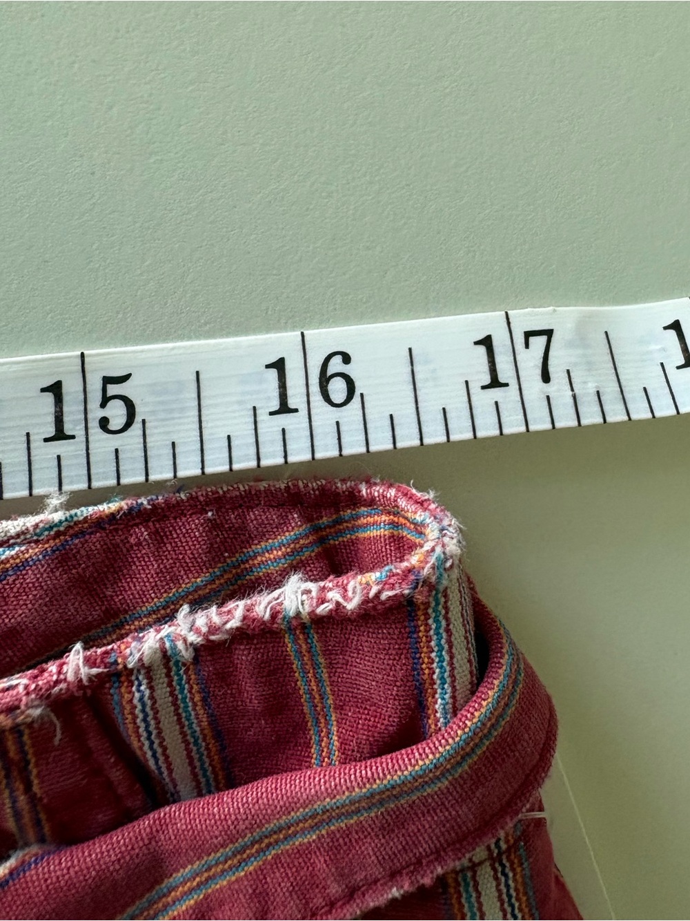 American Eagle Striped cropped pants - size 8 Vintage - Picture 8 of 10